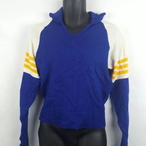 Vtg Kandel Knitting Mills Cheer Sleeve Sweater